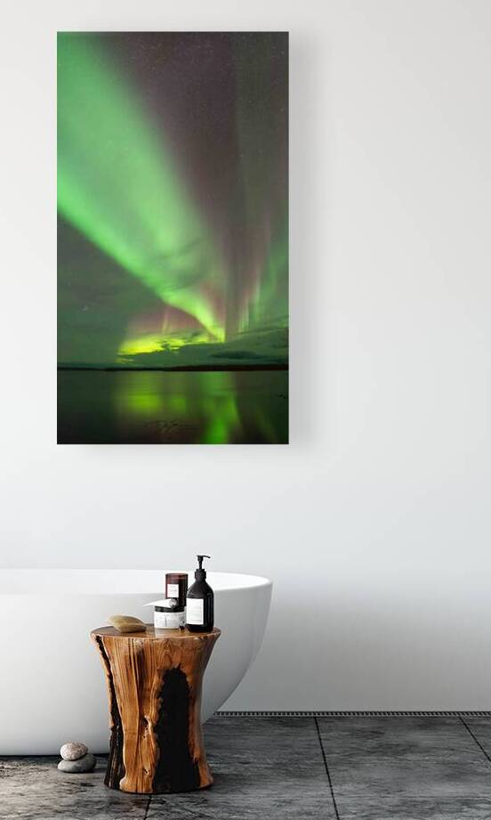 A Spectacular Display of Hope: The Aurora Borealis Over Pinehous by Dre Erwin Photography