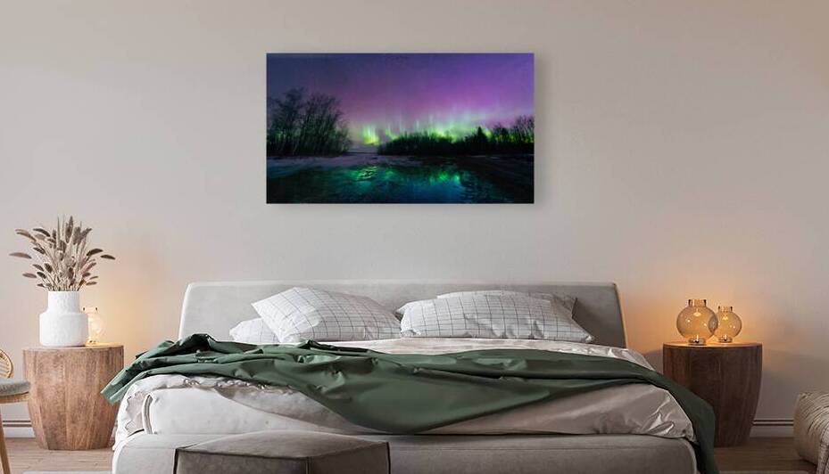 Northern Lights Symphony: Healing Aurora in Northern Canada by Dre Erwin by Dre Erwin Photography
