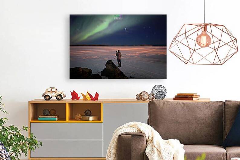 A Spectacular Display of Hope: The Aurora Borealis Over Pinehous by Dre Erwin Photography