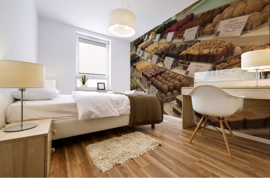 Chocolate Mural print