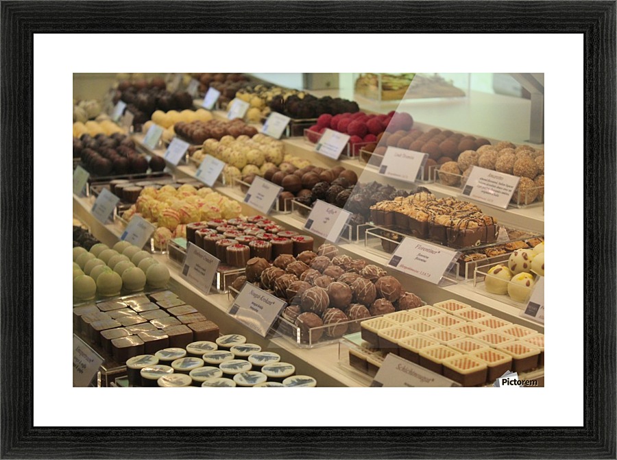Chocolate Picture Frame print
