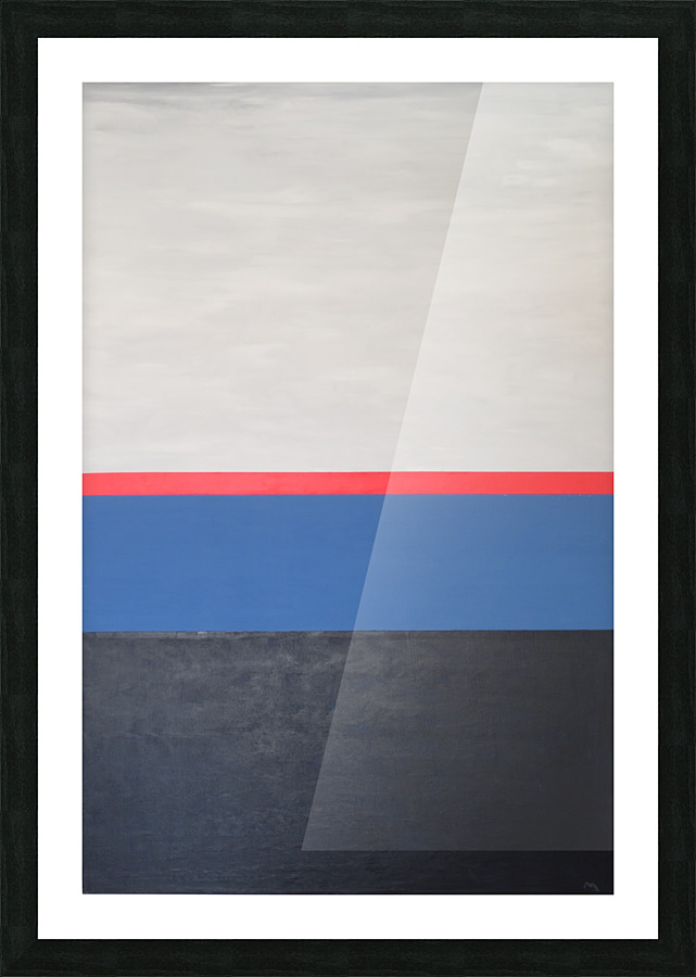 Chromatic horizon. Picture Frame print