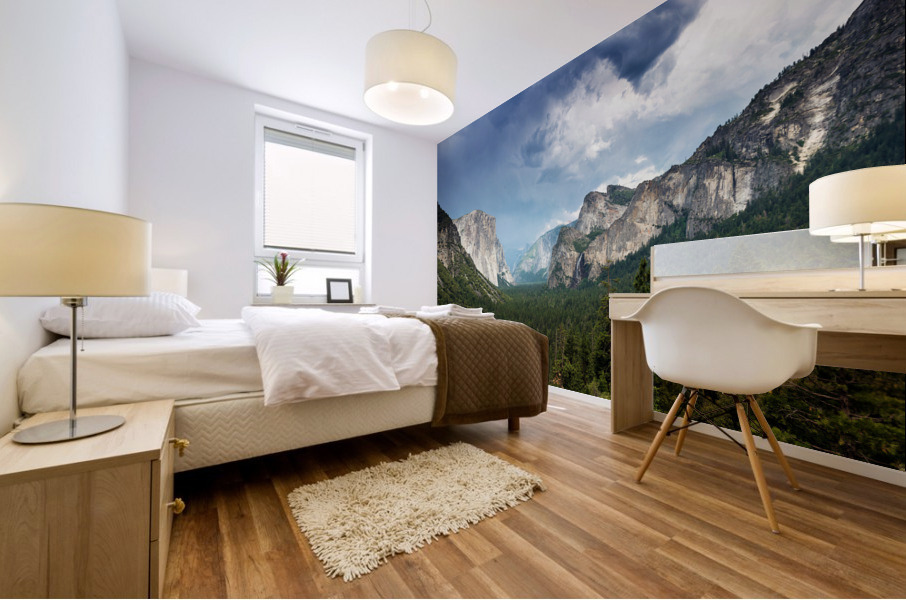 Yosemite Mountains Mural print