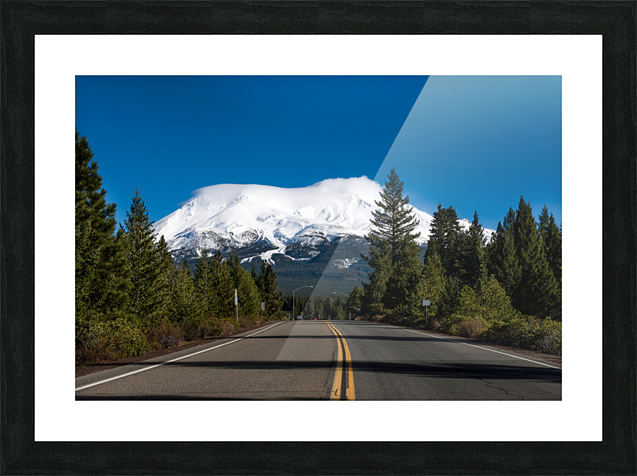 Mount Sasha Picture Frame print