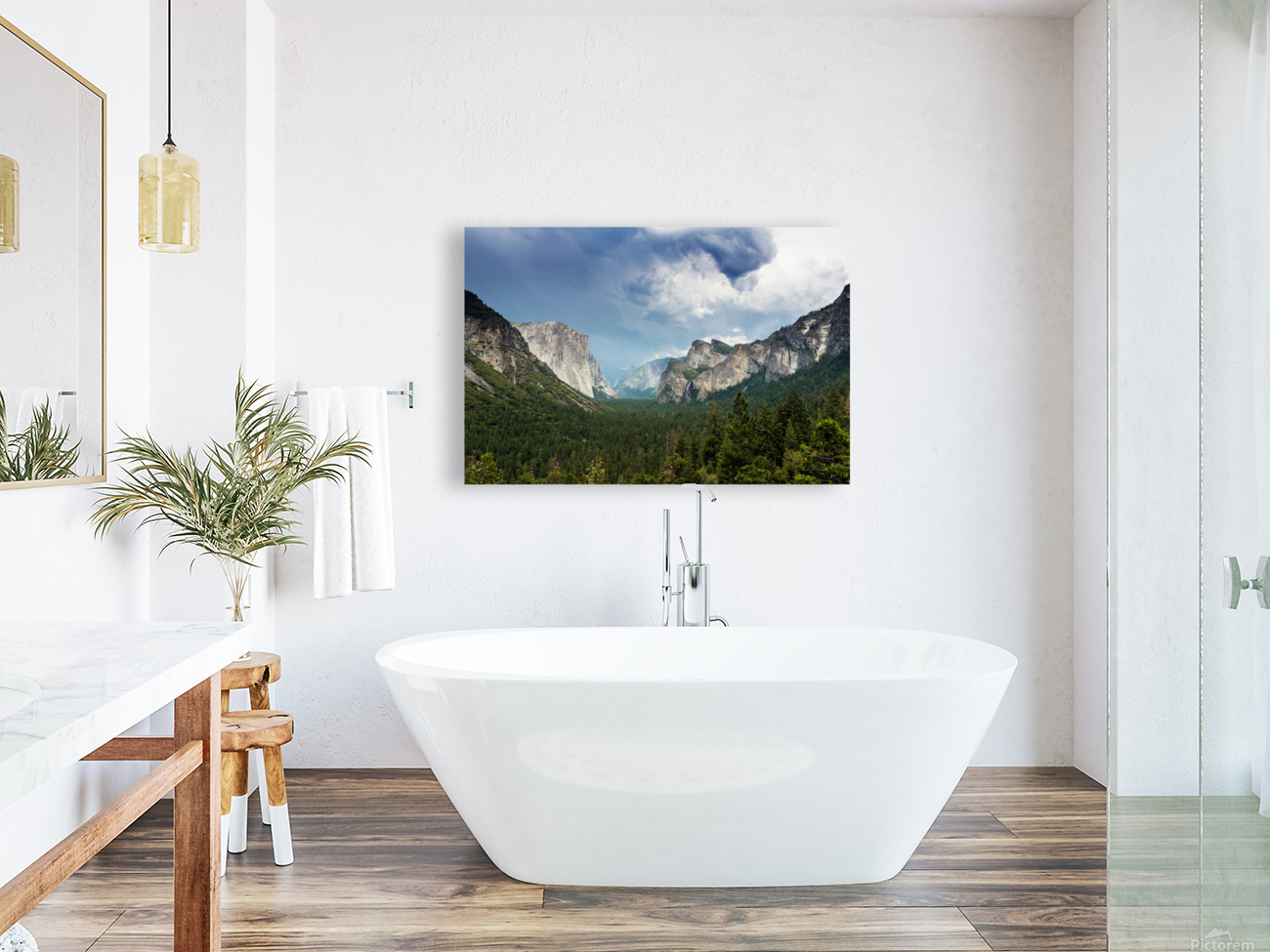 Yosemite Mountains Reproduction