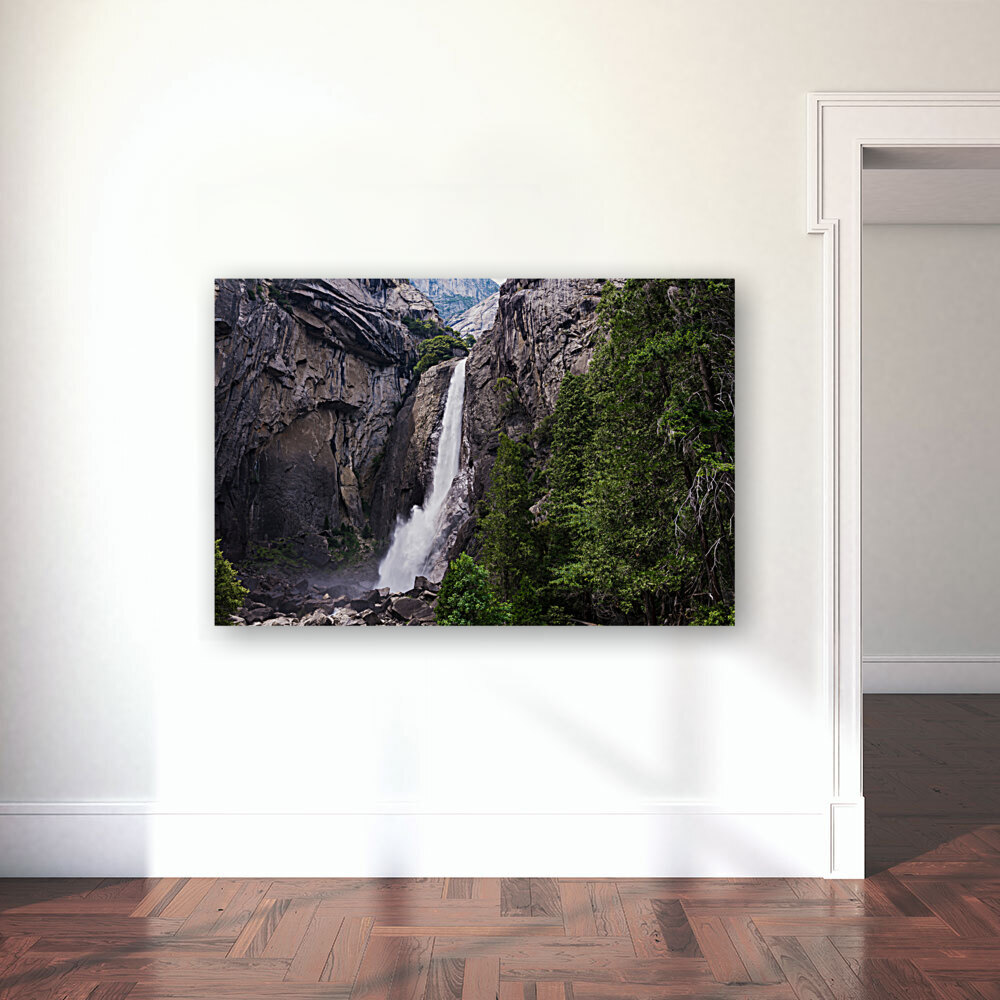 Yosemite Mountain Fall Reproduction