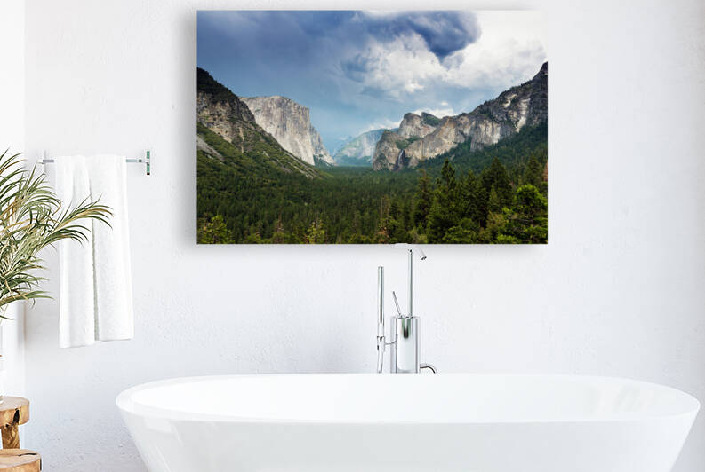 Yosemite Mountains by InkedArt
