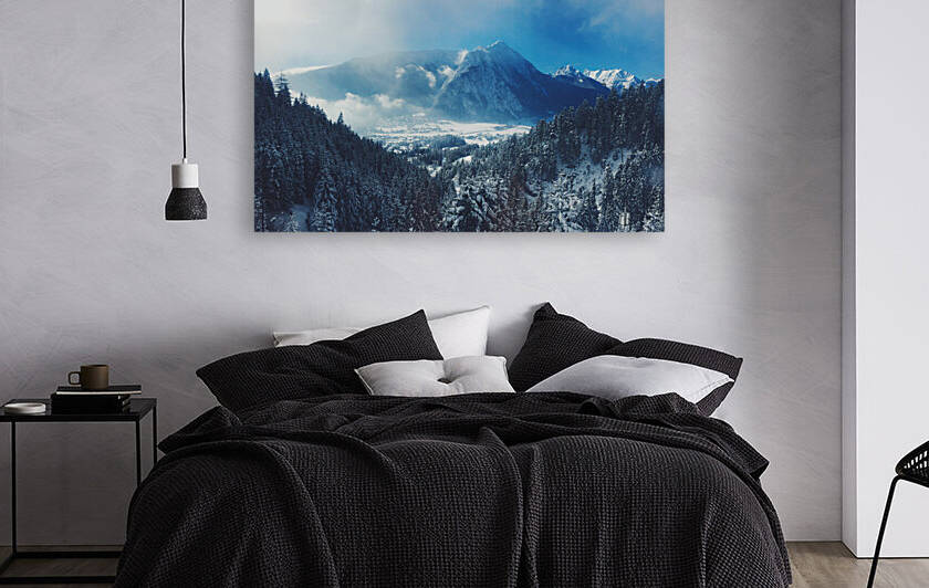 Cloudy Mountain 2 by InkedArt