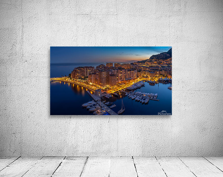 Monaco at Night Wall Preview