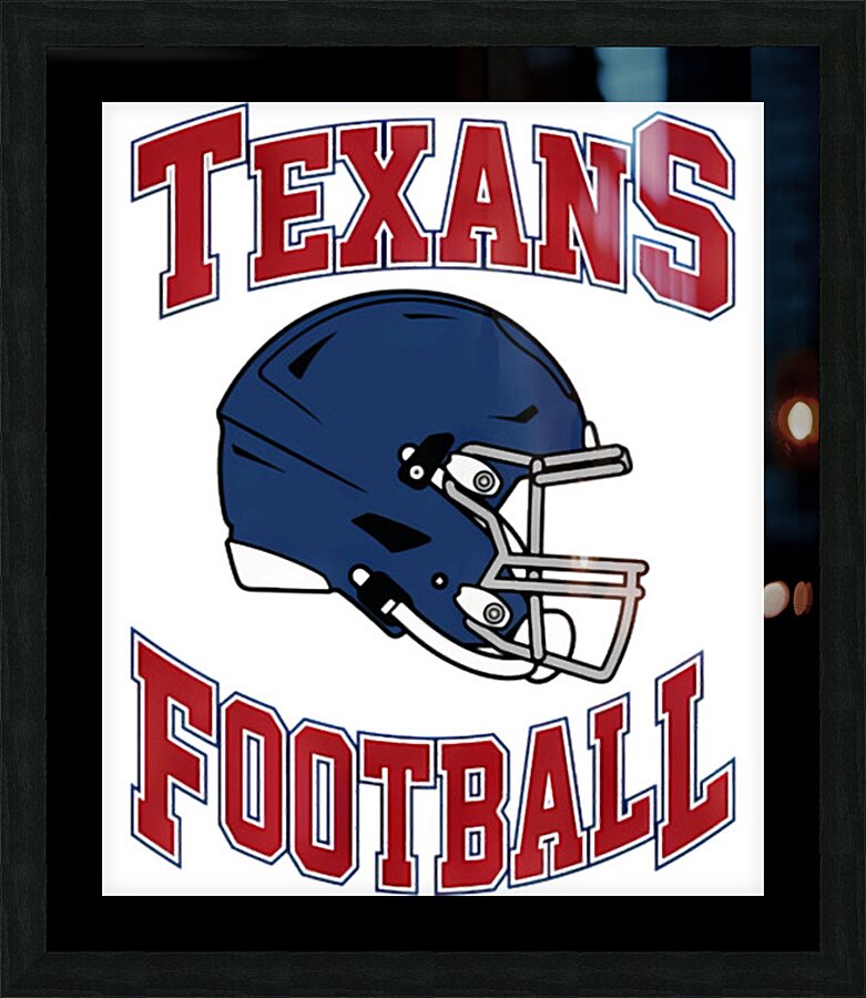 Houston Texans 9 Picture Frame print
