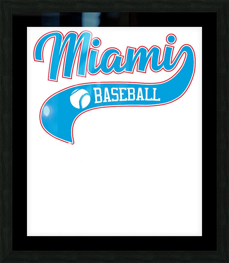 Miami Marlins 20 Picture Frame print