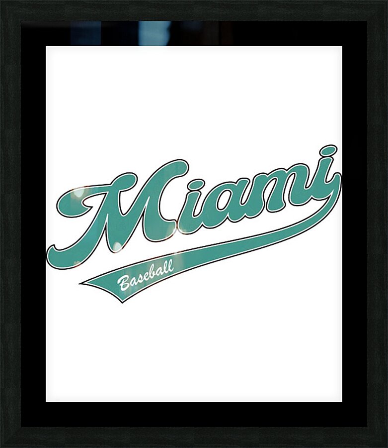Miami Marlins 22 Picture Frame print