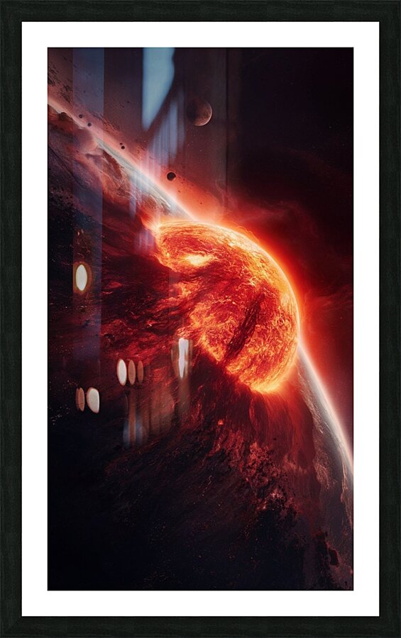 a captivating 8k cinematic rendering  Picture Frame print