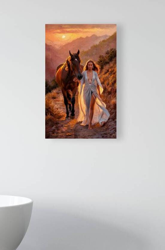a breathtaking and vivid painting captures  by KH ALSAWY