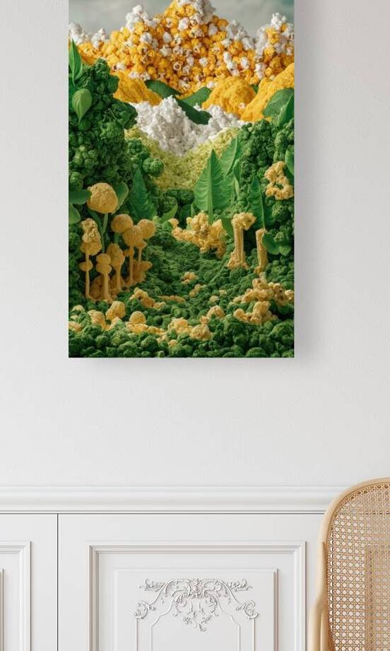 a whimsical and imaginative landscape scene  by KH ALSAWY