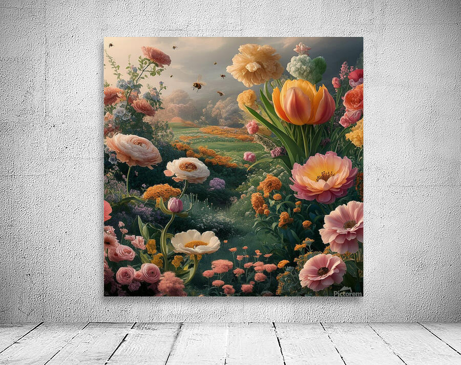 flowers bloom Wall Preview