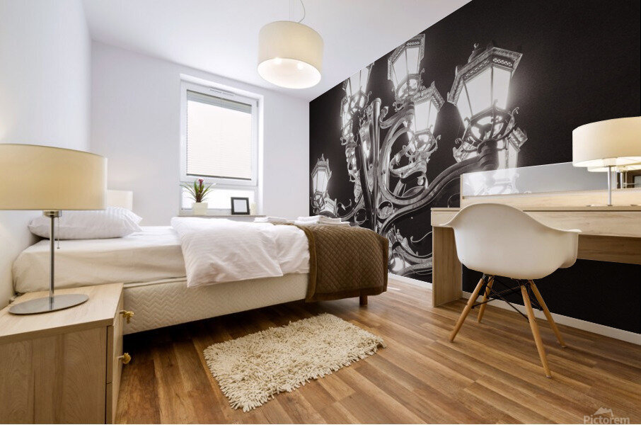 City ​​lights Mural print