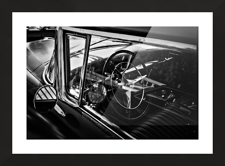 Old style car Picture Frame print