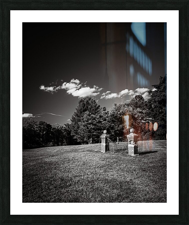 Manor House Gate Picture Frame print