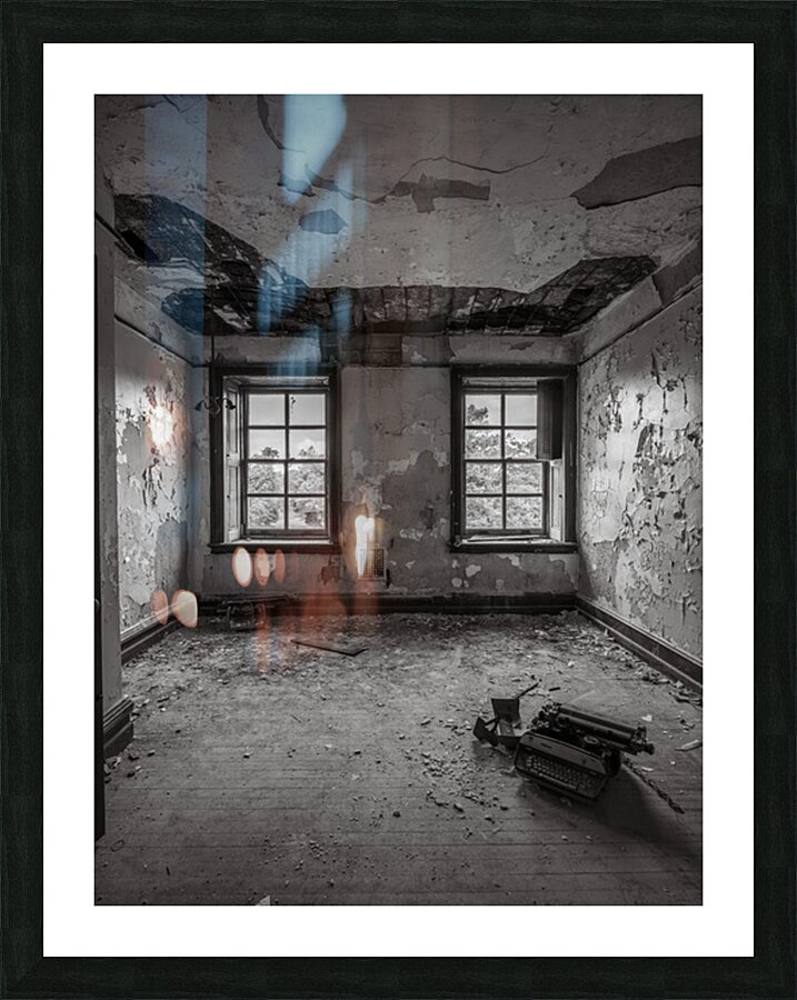 Carriage Return Picture Frame print