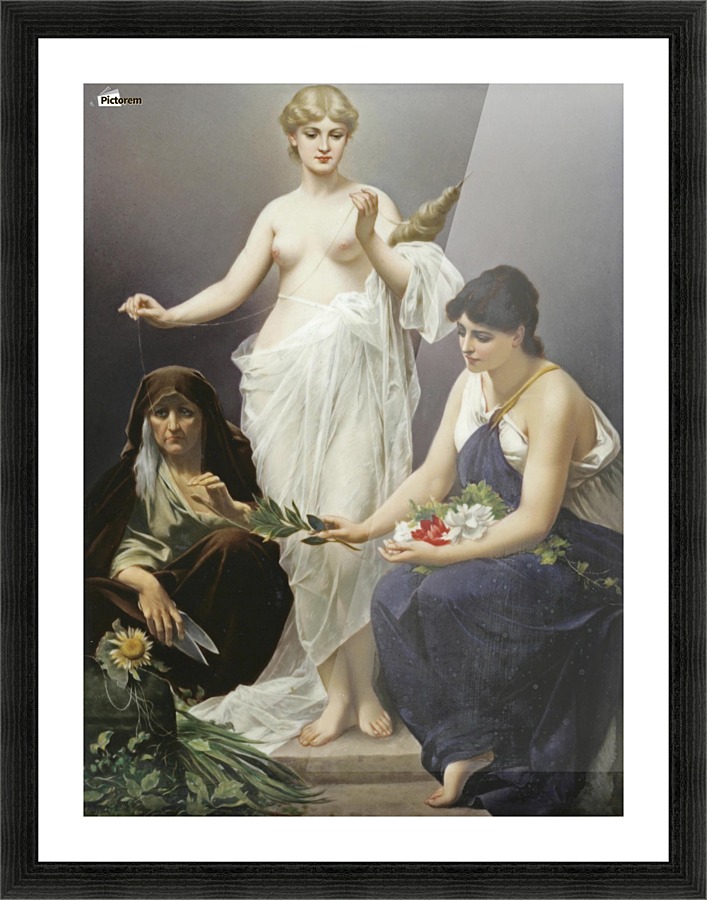 The Three Fates Picture Frame print