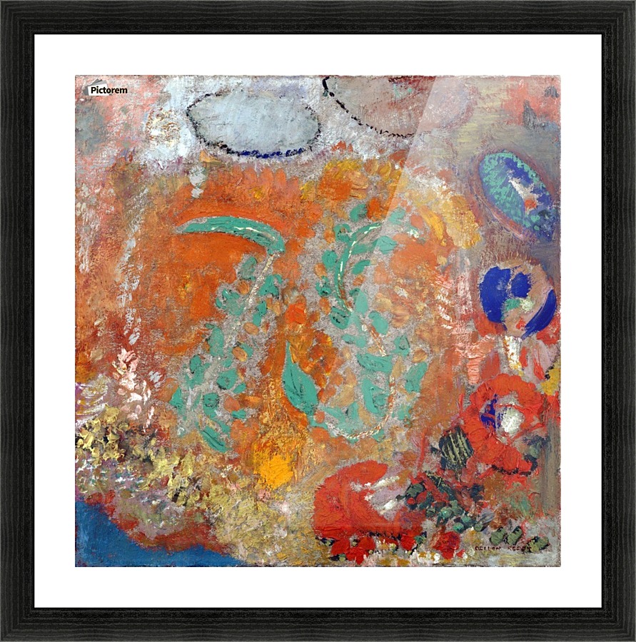 Composition Flowers without a Vase Picture Frame print