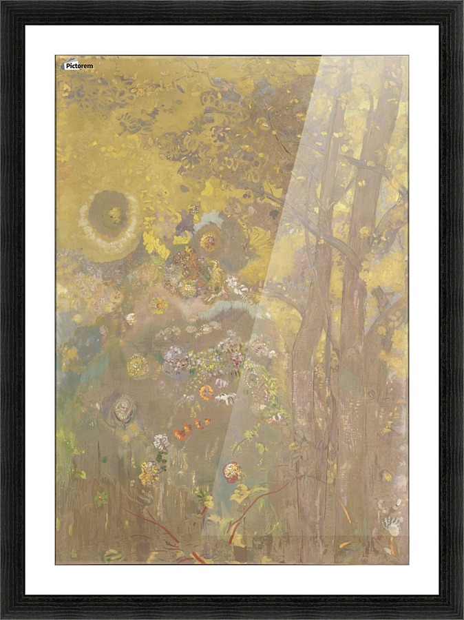 Trees in Bieevres Picture Frame print