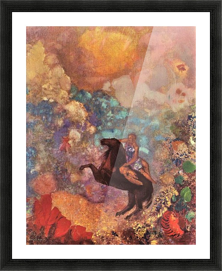 The MUSE on Pegasu Picture Frame print