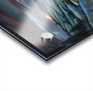 A tranquil countryside scene at golden hou Acrylic print