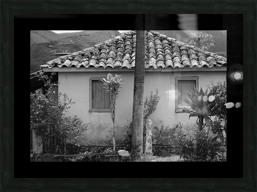 Clay house Picture Frame print
