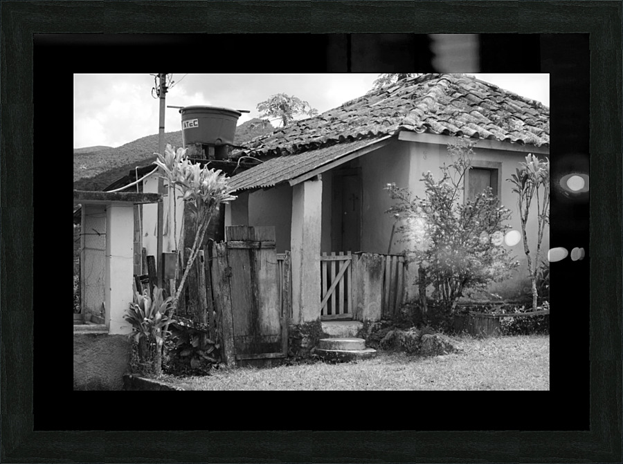 Clay house Picture Frame print