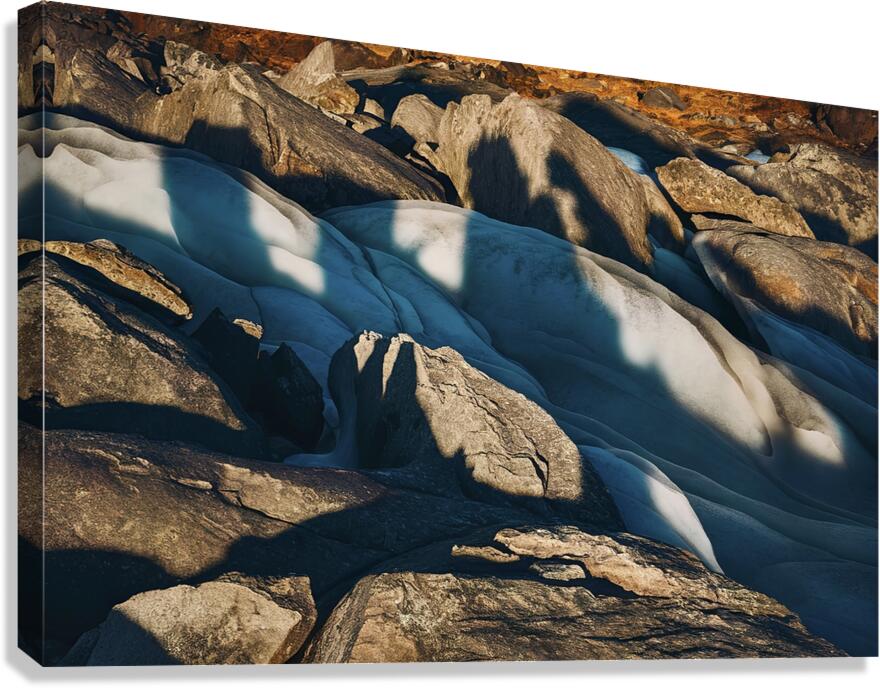 A stunning high resolution image of jagged rocks by Mariana Tirca Wall Art