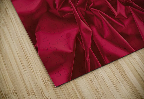 A striking image featuring a solid red background Mariana Tirca puzzle