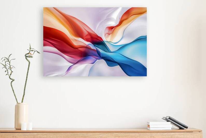 A captivating abstract artwork featuring a harmon by Mariana Tirca