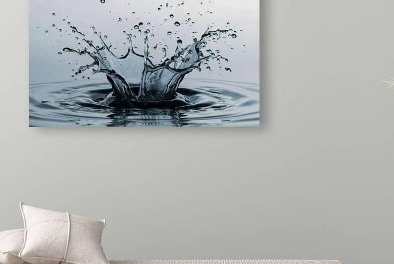 An elegant and clean digital artwork of a water s by Mariana Tirca