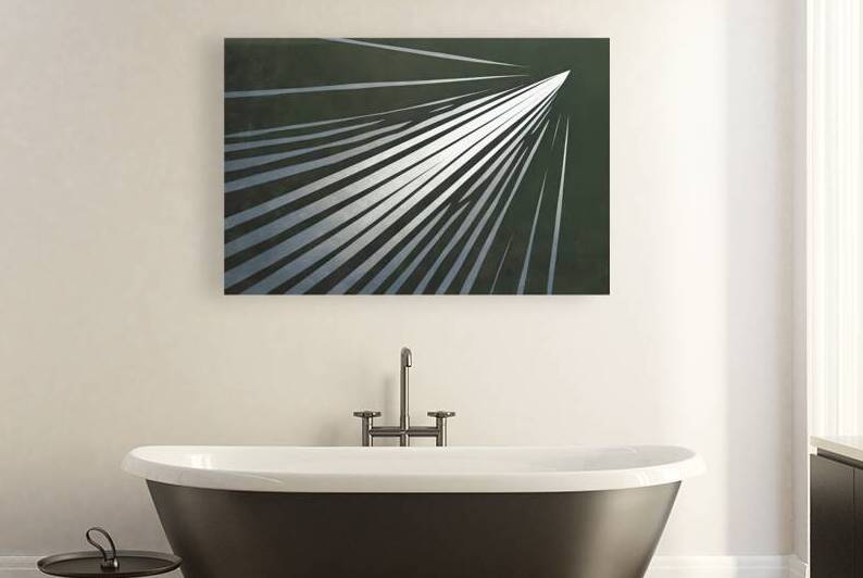 intense beam of light cutting through the darknes by Mariana Tirca