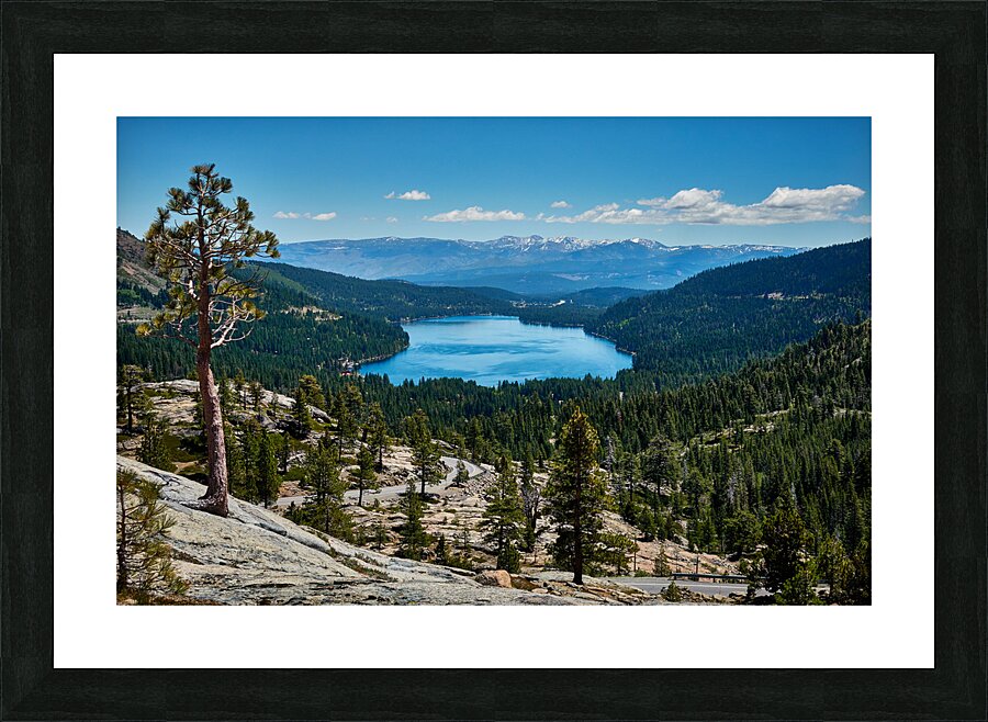 Donner Lake Picture Frame print