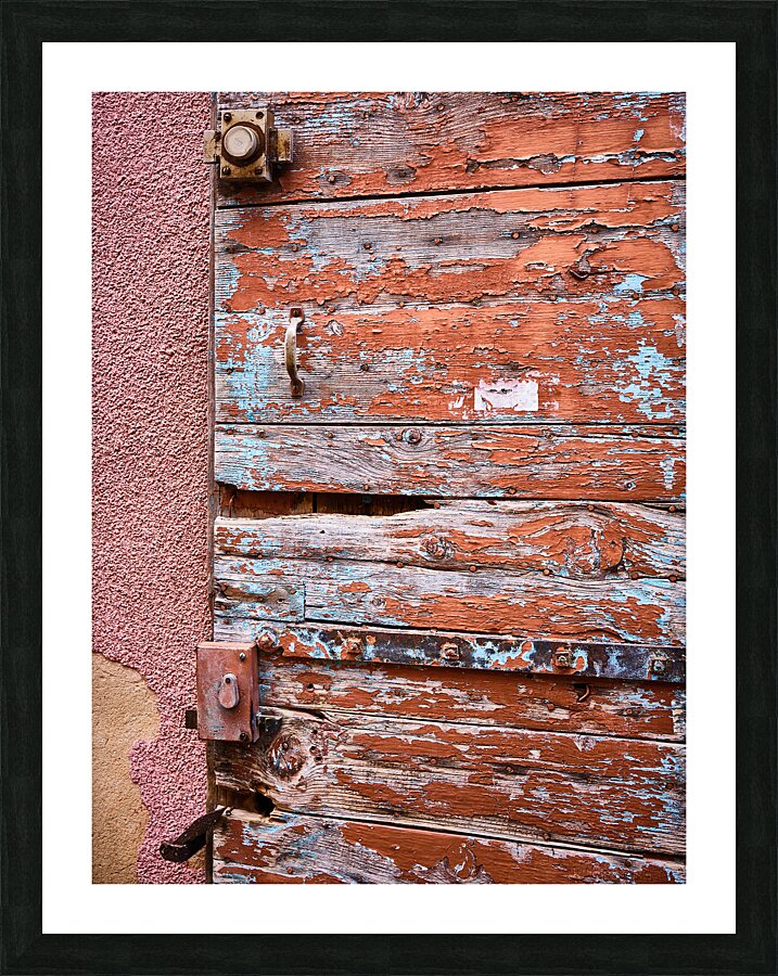 Roussillon Door Picture Frame print