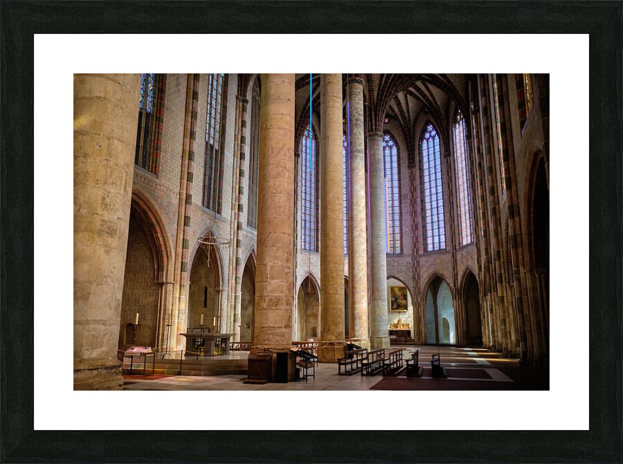 Eglise Picture Frame print