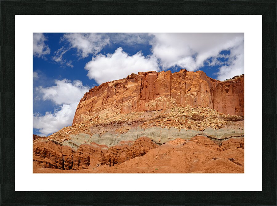 Capitol Reef Butte Picture Frame print