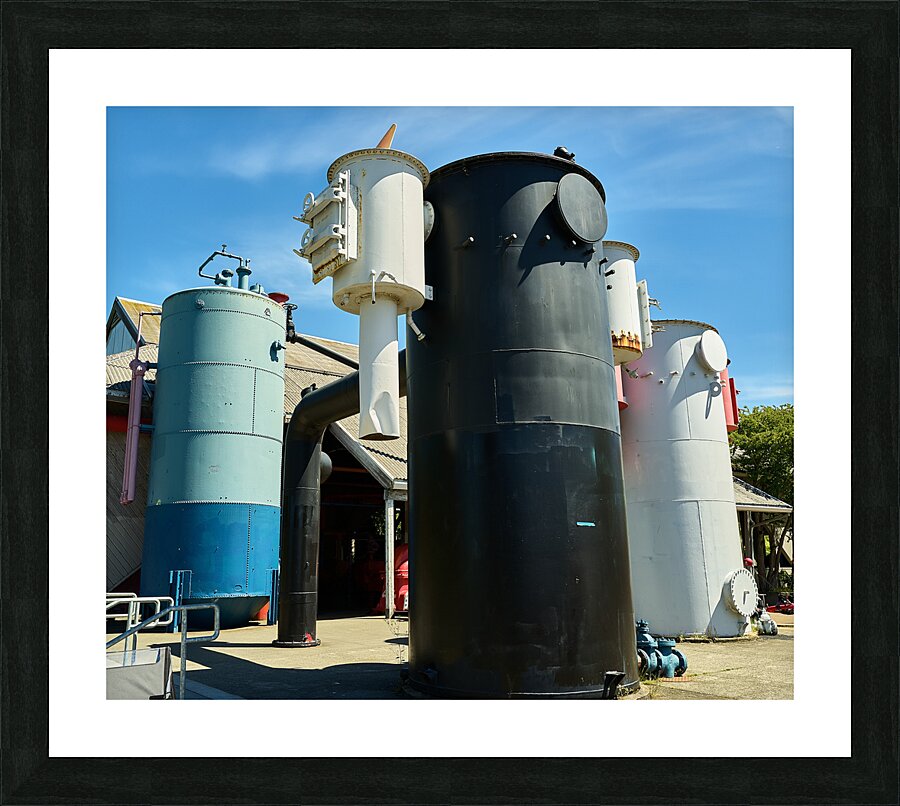 Gasworks Picture Frame print