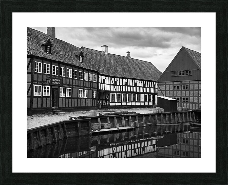 Old Aarhus  Picture Frame print