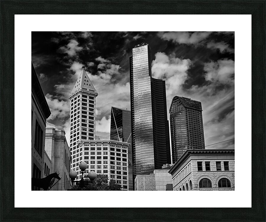 Smith Tower and Progeny  Picture Frame print