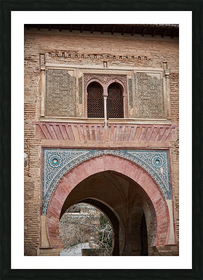 Alhambra Gate Picture Frame print