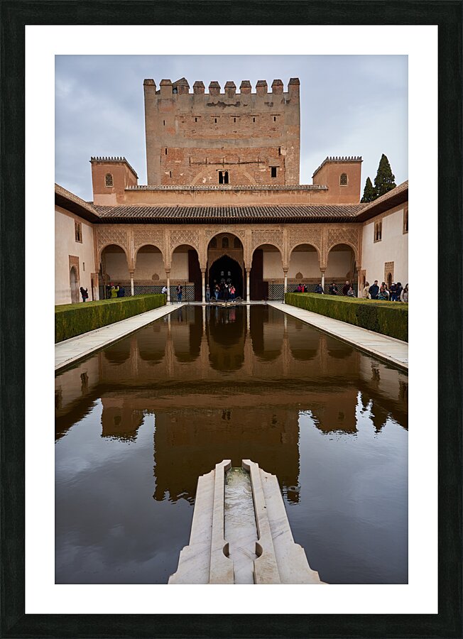 Alhambra Reflecting Pool Picture Frame print