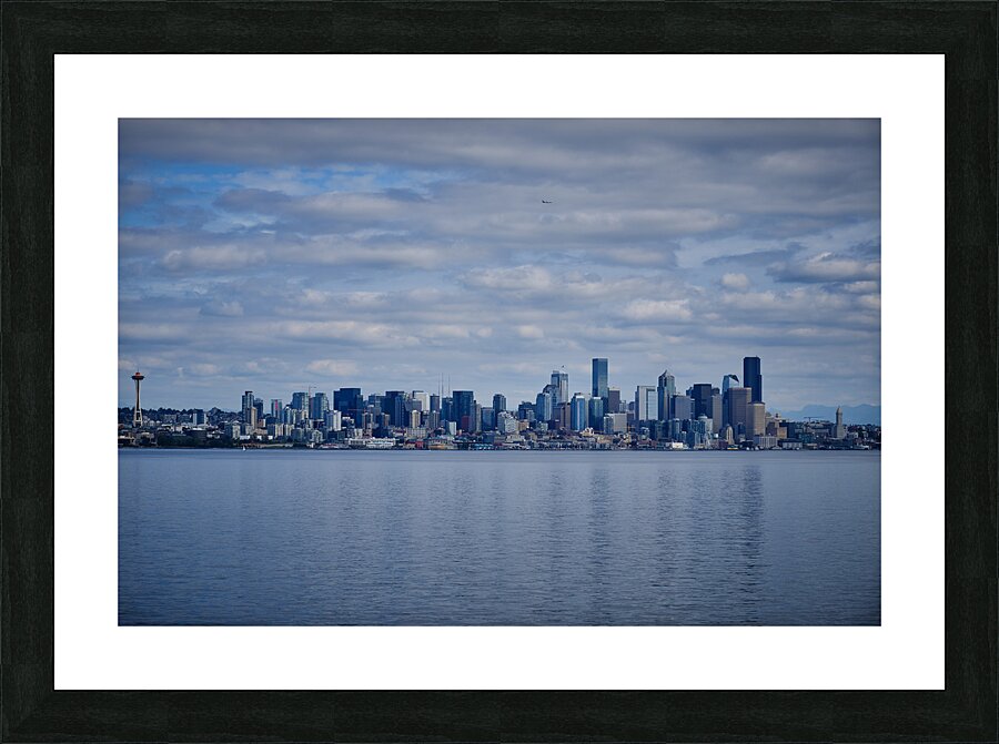Seattle Skyline Picture Frame print