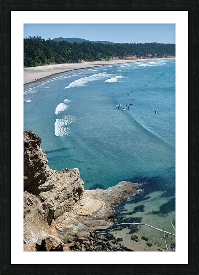 Oregon Surfers Picture Frame print
