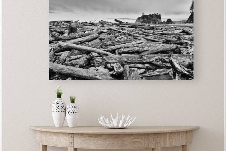 Driftwood Pileup by Malcolm Cutchin Photography
