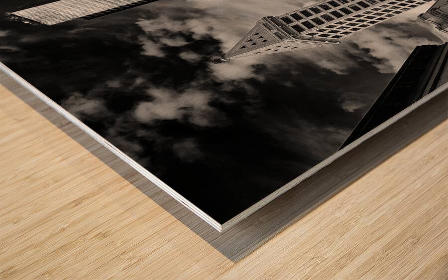 Smith Tower and Progeny  Wood print