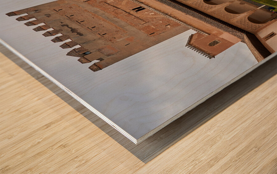 Alhambra Reflecting Pool Wood print